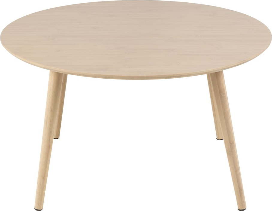 Kulatý konferenční stolek v přírodní barvě ø 80 cm Roslin – Actona Actona