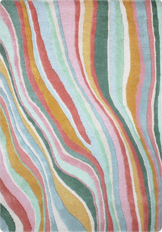 Ručně tkaný vlněný koberec 200x290 cm Abstract Flow – Flair Rugs Flair Rugs