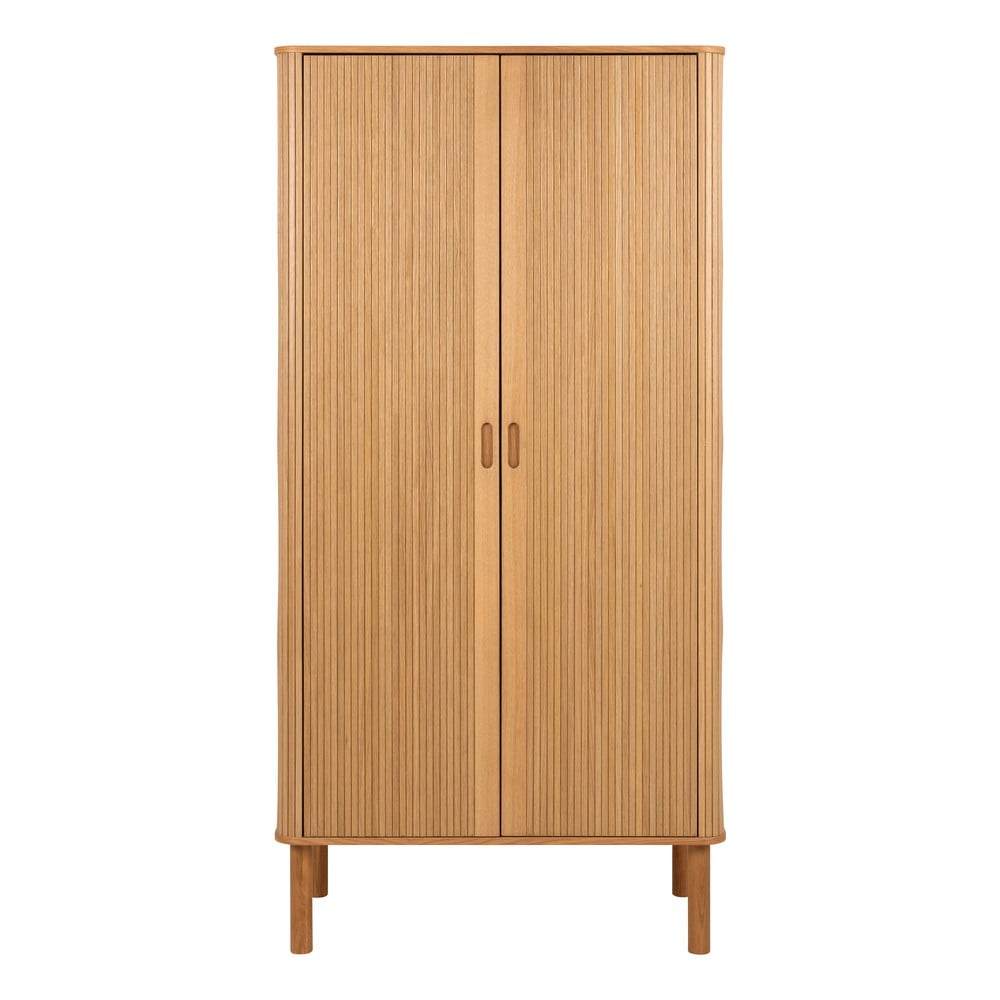 Šatní skříň v dekoru dubu v přírodní barvě 100x200x55 cm Langley – Actona Actona