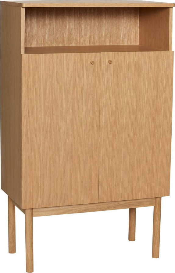 Skříňka v dekoru dubu v přírodní barvě 80x135x42 cm Ulterior – Hübsch Hübsch