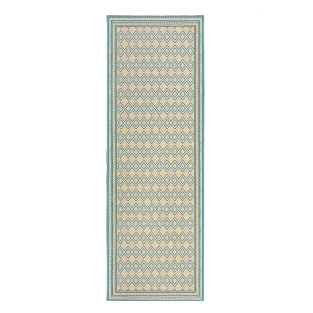 Světle zelený venkovní koberec 80x230 cm Coast – Flair Rugs Flair Rugs