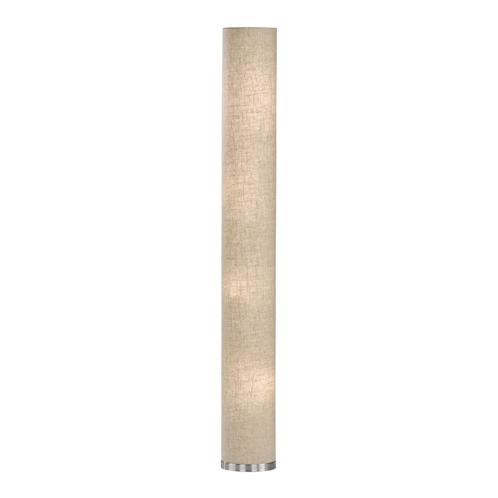 Béžová stojací lampa s textilním stínidlem (výška 156 cm) Thor – Fischer & Honsel Fischer & Honsel