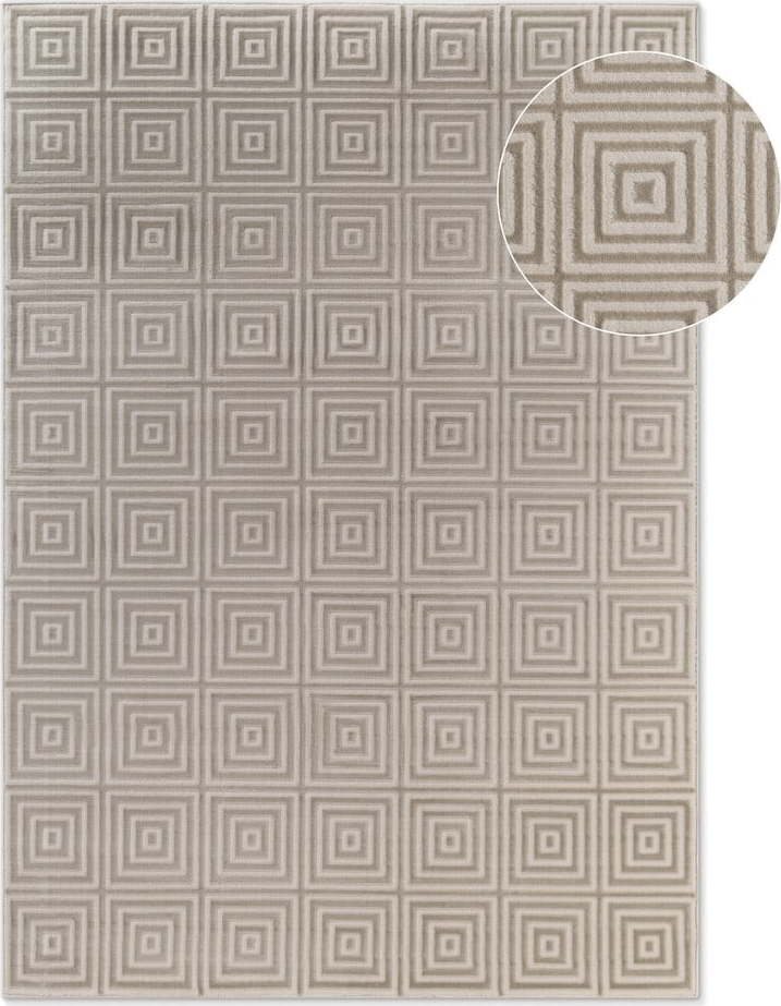 Béžovo-krémový koberec 120x170 cm Perles Tourmaline – Elle Decoration Elle Decoration