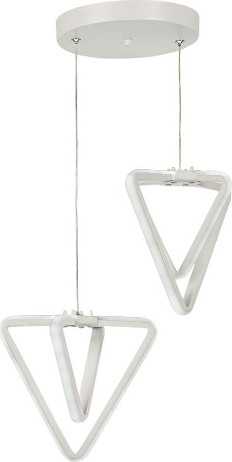 Bílé kovové LED závěsné svítidlo ø 20 cm Baris – Squid Lighting Squid Lighting