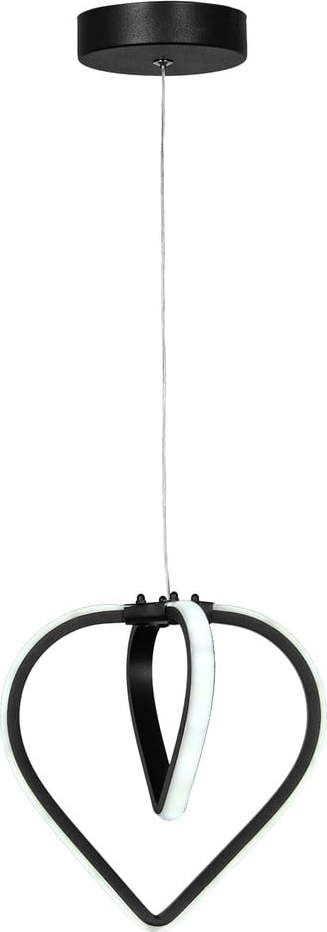 Černé kovové LED závěsné svítidlo ø 22 cm Sevinc – Squid Lighting Squid Lighting