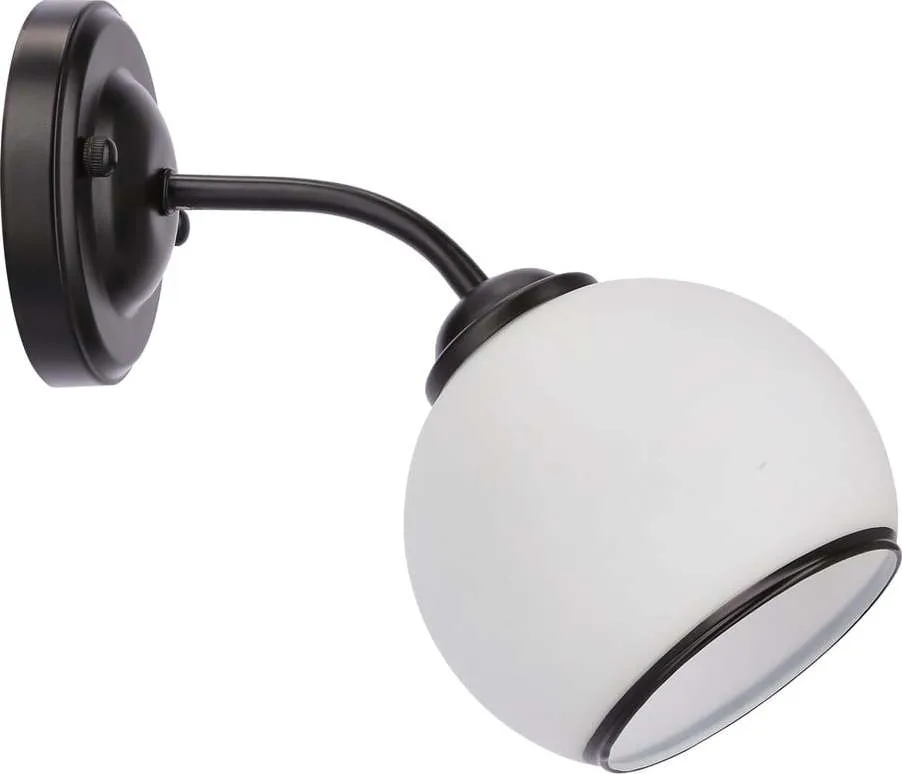 Černo-bílé nástěnné svítidlo Marinen – Candellux Lighting