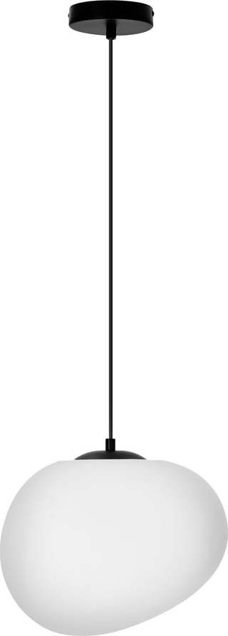 Černo-bílé závěsné svítidlo ø 30 cm Stones – Candellux Lighting Candellux Lighting