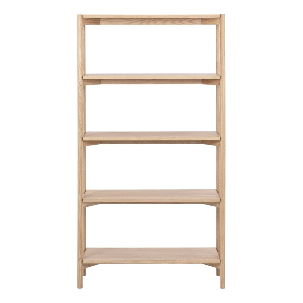 Knihovna v dekoru dubu v přírodní barvě 86x160x30 cm Braidwood – Actona Actona