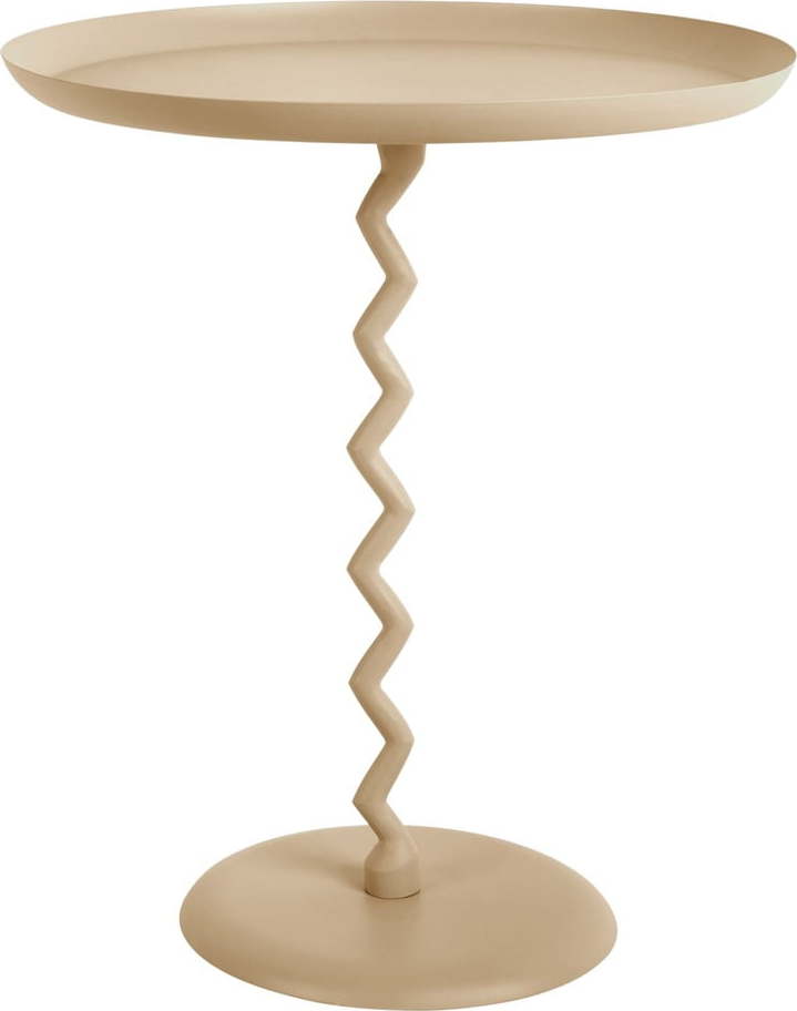 Kovový kulatý odkládací stolek ø 44 cm Zig Zag – Leitmotiv Leitmotiv