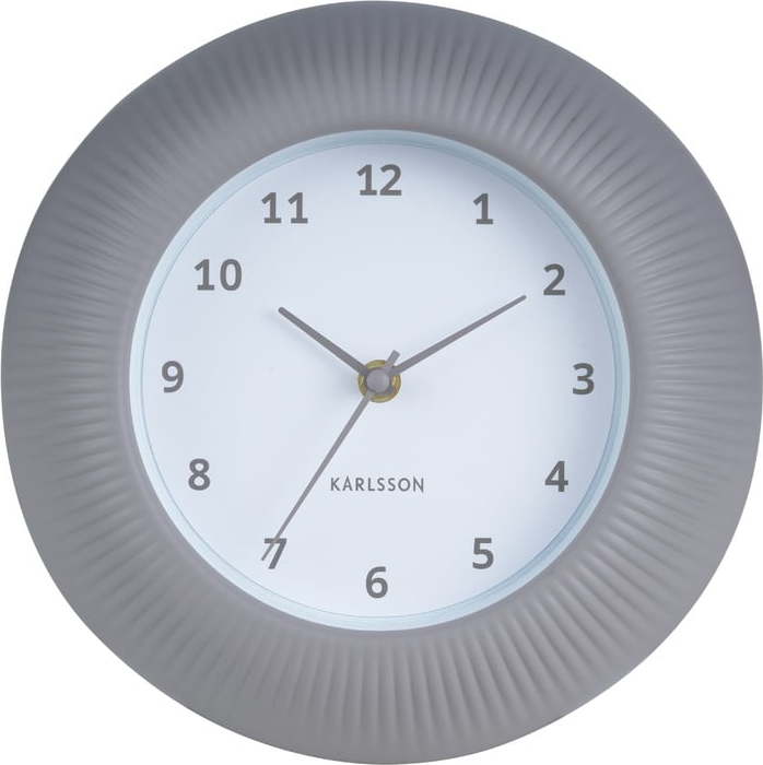 Nástěnné hodiny ø 25 cm Tender Rib – Karlsson Karlsson