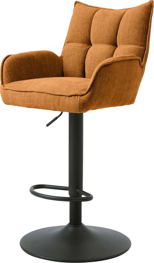 Oranžové barové židle s nastavitelnou výškou v sadě 2 ks Marilla – Unique Furniture Unique Furniture