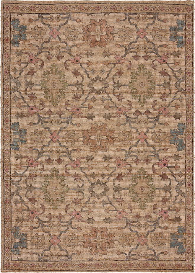 Ručně tkaný koberec s příměsí juty v přírodní barvě 80x150 cm Celine Jute Global – Flair Rugs Flair Rugs