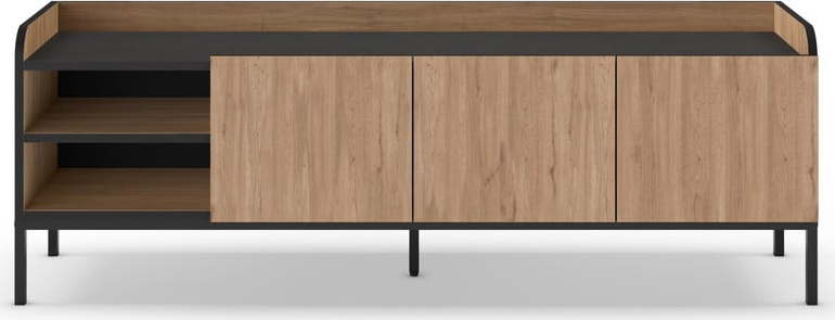 TV stolek v dekoru dubu v přírodní barvě 160x55x42 cm Adara – Marckeric Marckeric