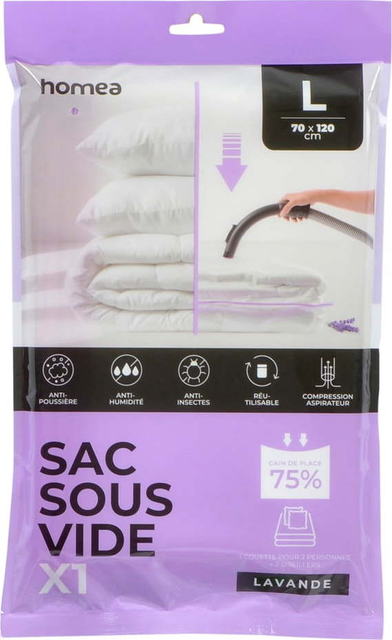 Vakuový pytel Lavender – Homéa Homea