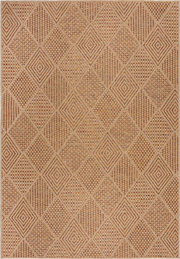 Vnitřní a venkovní koberec v přírodní barvě 200x290 cm Nora Diamond – Flair Rugs Flair Rugs