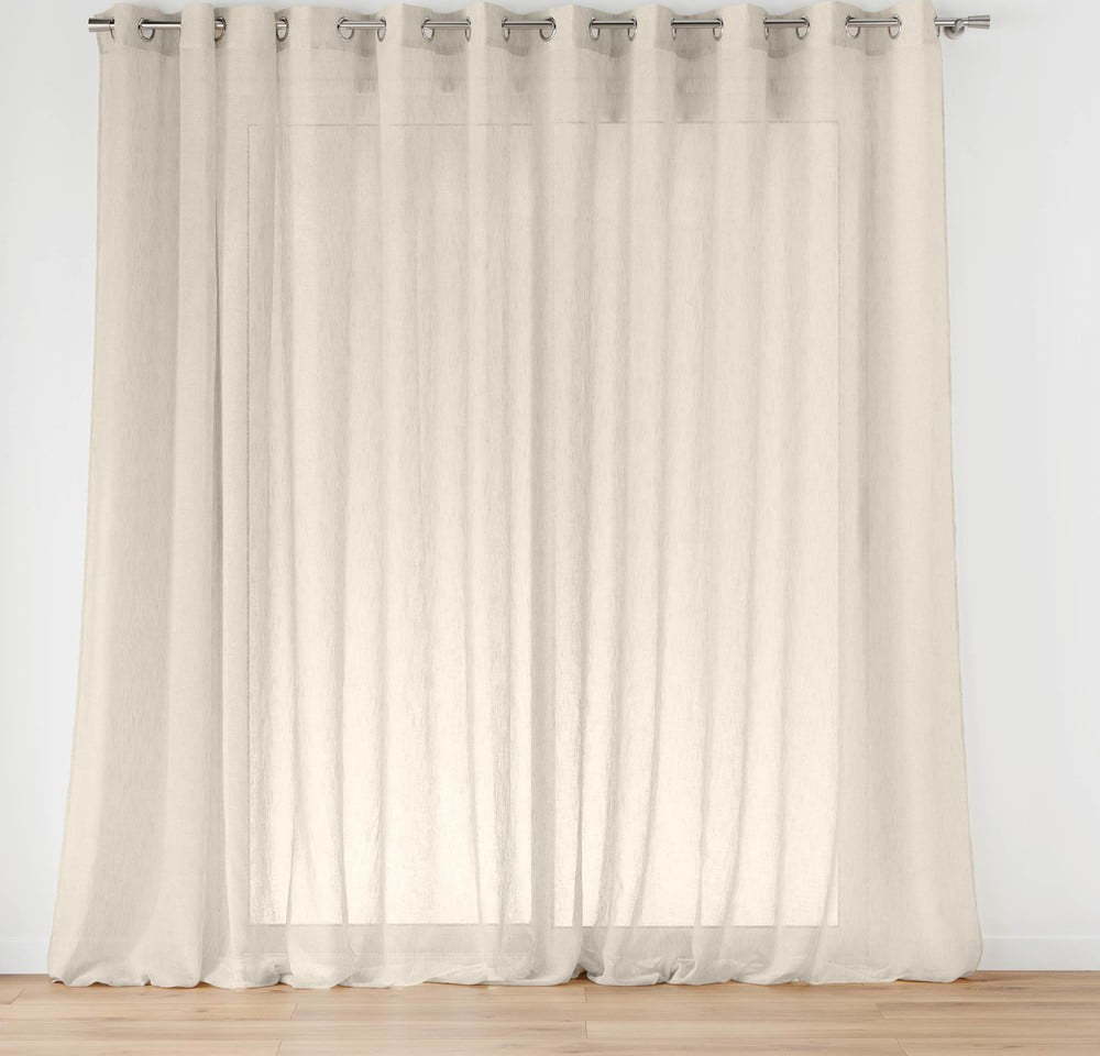 Záclona v přírodní barvě 400x240 cm Carlin – douceur d'intérieur Douceur d intérieur
