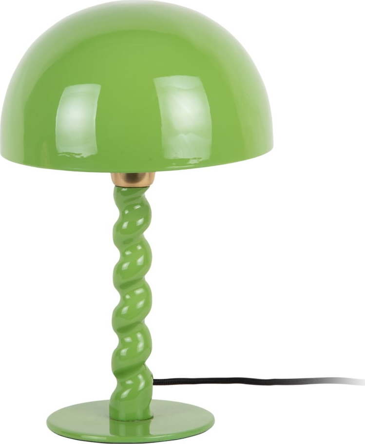 Zelená stolní lampa s kovovým stínidlem (výška 39 cm) Prisa – Leitmotiv Leitmotiv