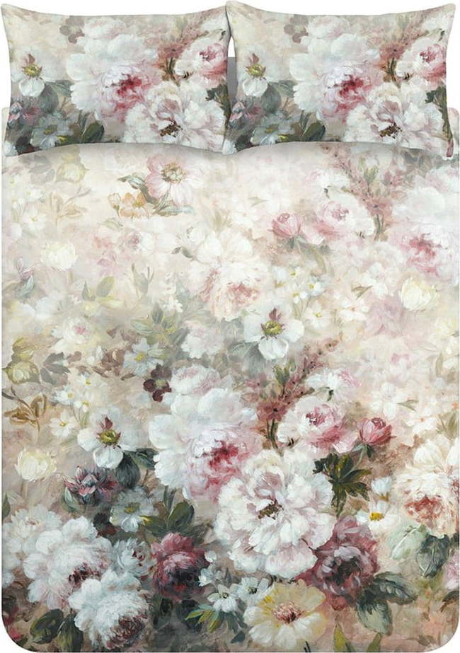 Bavlněné povlečení na dvoulůžko 200x200 cm Rose Bloom – RHS RHS