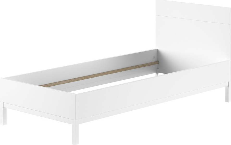 Bílá dětská postel z borovicového dřeva bez roštu 90x200 cm Eva – Vipack Vipack