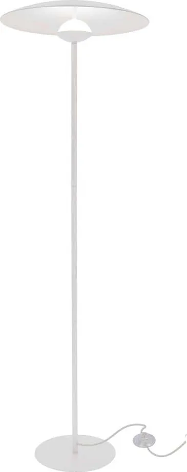 Bílá LED stojací lampa s kovovým stínidlem (výška 140 cm) Lund – Candellux Lighting