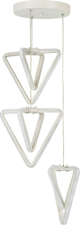 Bílé kovové LED závěsné svítidlo ø 20 cm Baris – Squid Lighting Squid Lighting