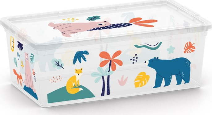 Bílý plastový dětský úložný box 34x19x12 cm C Box Style – KIS KIS