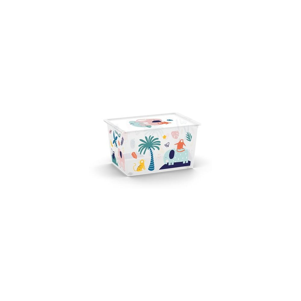 Bílý plastový dětský úložný box 55x39x31 cm C Box Style – KIS KIS