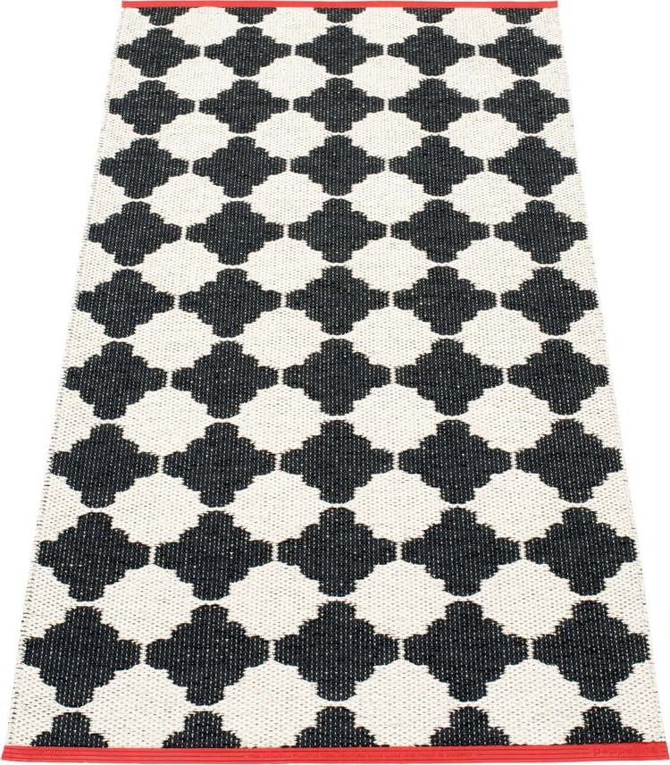 Černo-bílý vnitřní a venkovní běhoun 70x150 cm Marre Black Coral – Pappelina Pappelina