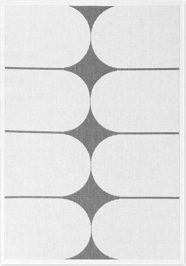 Černobílý vnitřní a venkovní koberec 200x290 cm Duet Bowen – NORTHRUGS NORTHRUGS