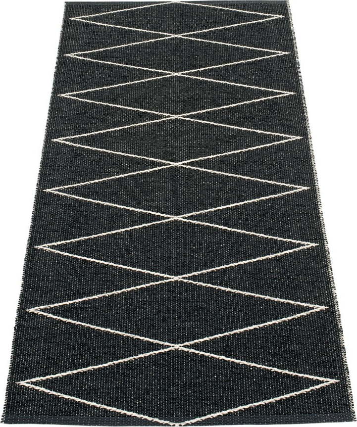 Černý vnitřní a venkovní běhoun 70x160 cm Max Black – Pappelina Pappelina