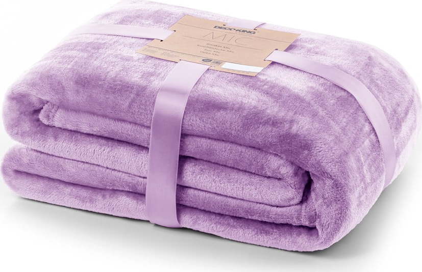 Fialová deka z mikrovlákna DecoKing Mic Lilac