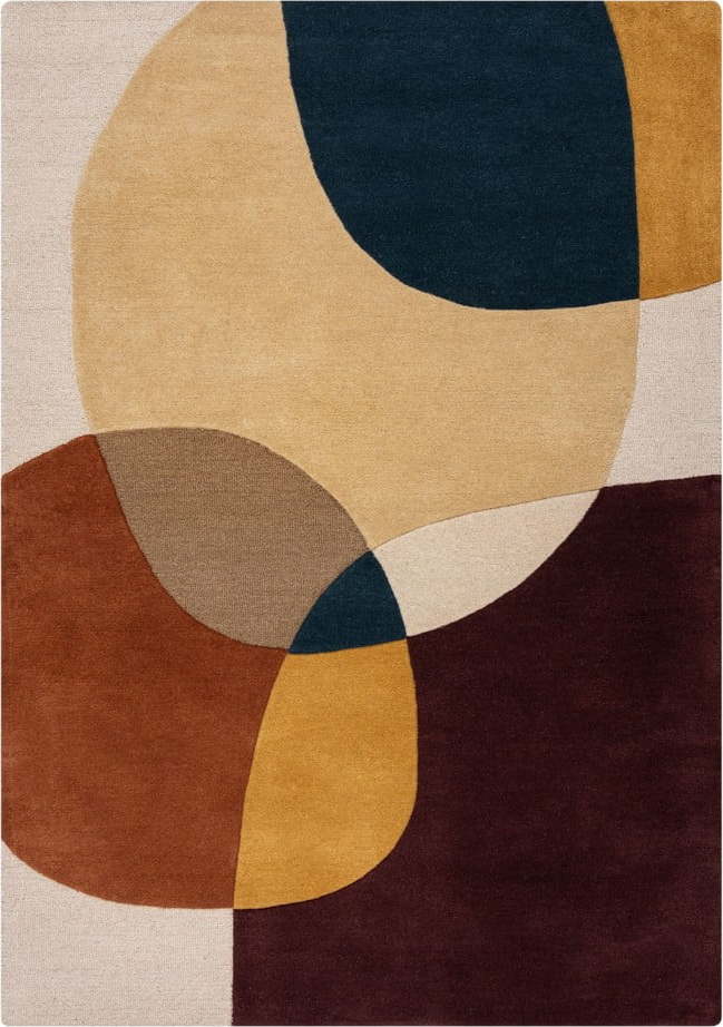 Fialový ručně tkaný vlněný koberec 200x290 cm Glow Purple Multi – Flair Rugs Flair Rugs