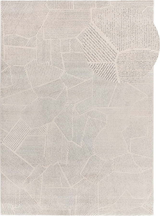 Koberec ve světle šedé a krémové barvě 160x230 cm Porto – Universal Universal