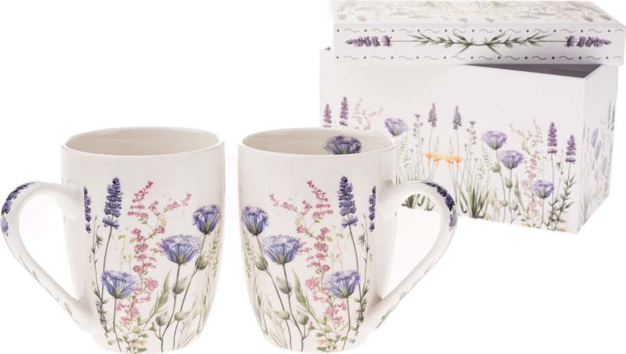 Krémové porcelánové hrnky v sadě 2 ks 350 ml – Dakls Dakls