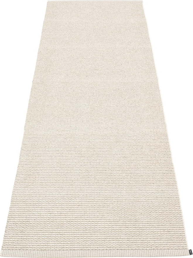 Krémový vnitřní a venkovní běhoun 70x200 cm Mono Linen Vanilla – Pappelina Pappelina
