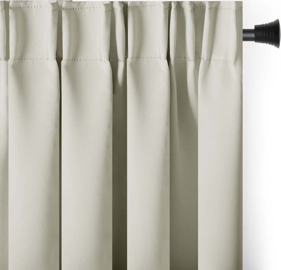 Krémový zatemňovací termo závěs 140x245 cm Pleat – Restilo Restilo