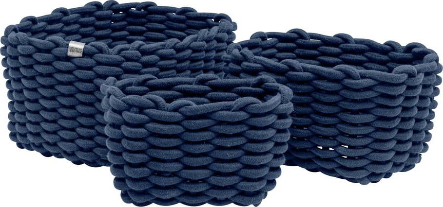 Látkové košíky v sadě 3 ks 30x25x19 cm Tom Tailor – Wenko WENKO