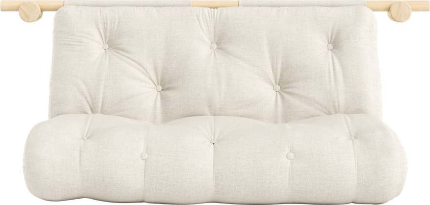 Lněná rozkládací pohovka v přírodní barvě 135 cm Hooked – Karup Design Karup Design