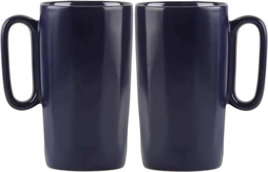Modré hrnky z kameniny v sadě 2 ks 330 ml Fuori – Vialli Design Vialli Design