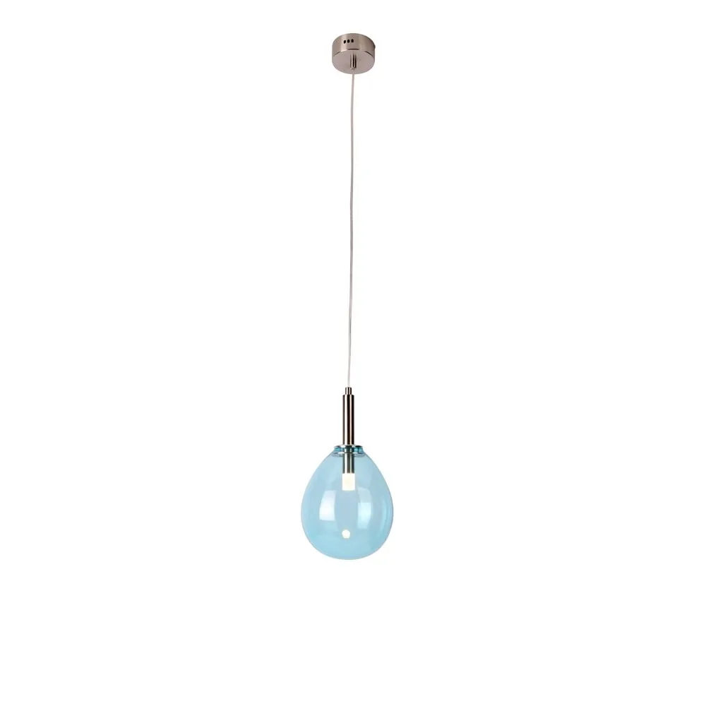 LED závěsné svítidlo se skleněným stínidlem Lukka – Candellux Lighting