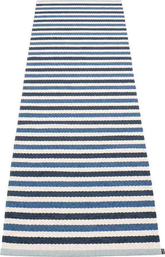 Modro-krémový vnitřní a venkovní běhoun 70x240 cm Teo Denim – Pappelina Pappelina