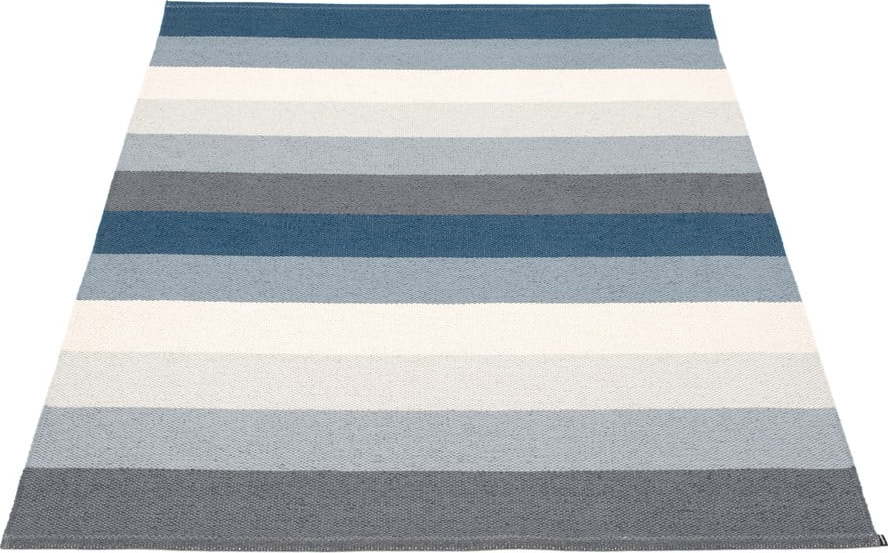 Modro-krémový vnitřní a venkovní koberec 140x200 cm Molly Ocean Grey – Pappelina Pappelina