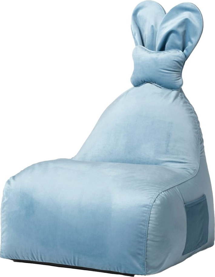 Modrý dětský sedací vak Funny Bunny – The Brooklyn Kids The Brooklyn Kids