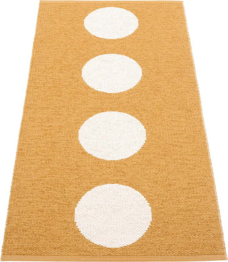 Okrově žlutý vnitřní a venkovní běhoun 70x150 cm Vera Ochre – Pappelina Pappelina