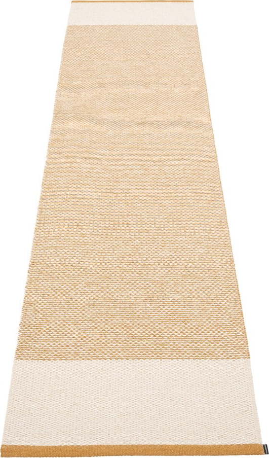 Okrově žlutý vnitřní a venkovní běhoun 70x300 cm Edit Ochre – Pappelina Pappelina