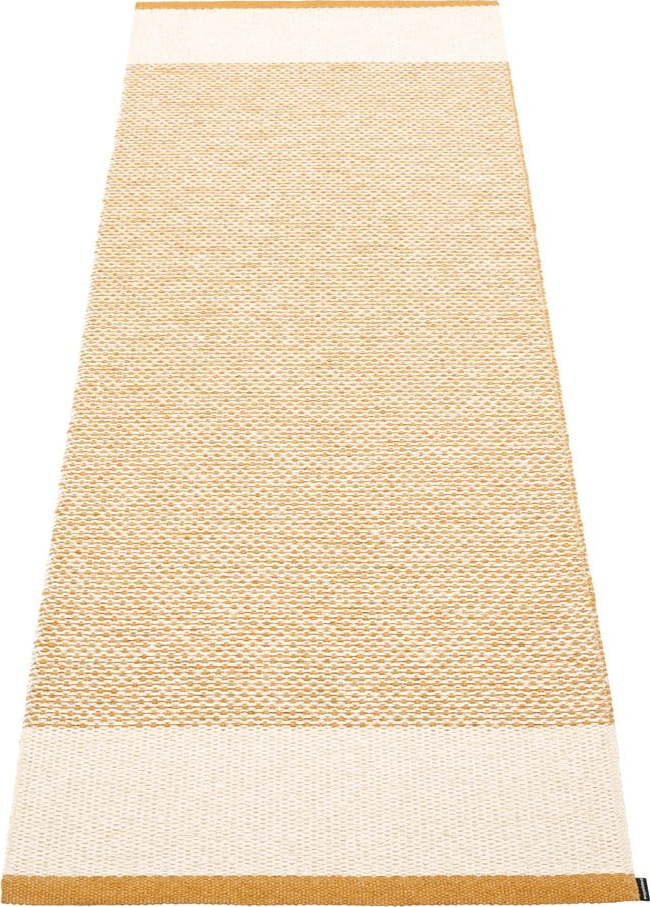 Okrově žlutý vnitřní a venkovní běhoun 85x260 cm Edit Ochre – Pappelina Pappelina