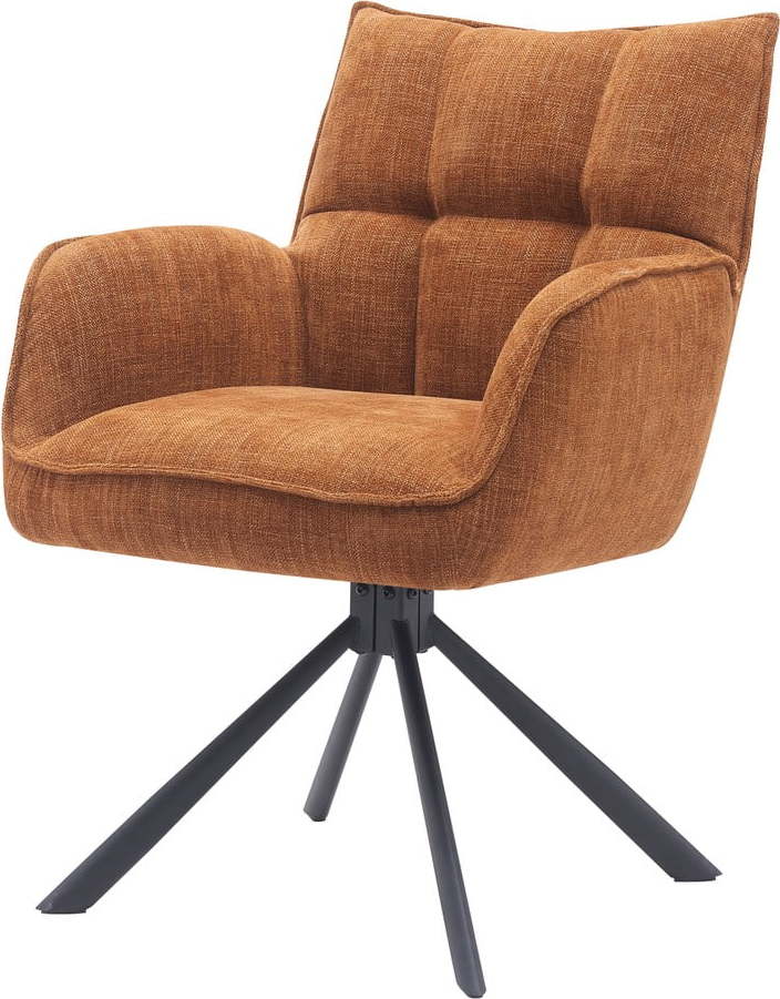 Oranžové jídelní židle v sadě 2 ks Marilla – Unique Furniture Unique Furniture