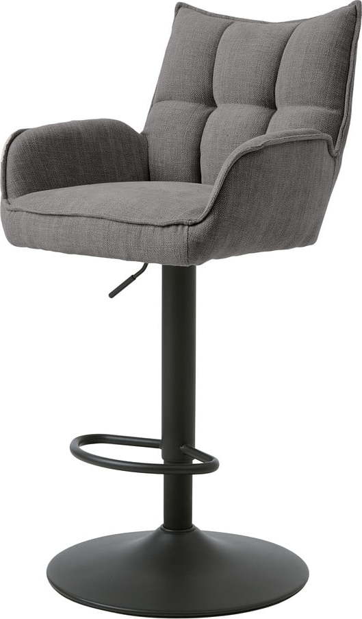 Šedé barové židle s nastavitelnou výškou v sadě 2 ks Marilla – Unique Furniture Unique Furniture