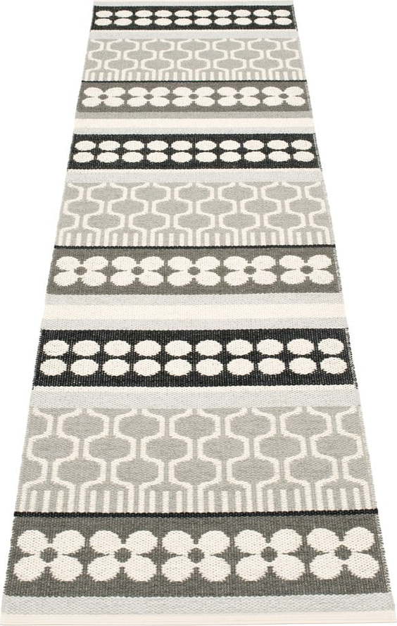 Šedo-krémový vnitřní a venkovní běhoun 70x270 cm Asta Warm Grey – Pappelina Pappelina