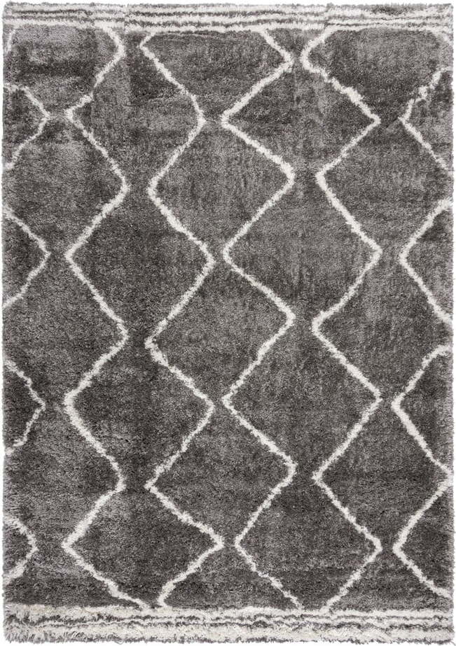 Šedý koberec 200x290 cm Riad Berber – Flair Rugs Flair Rugs
